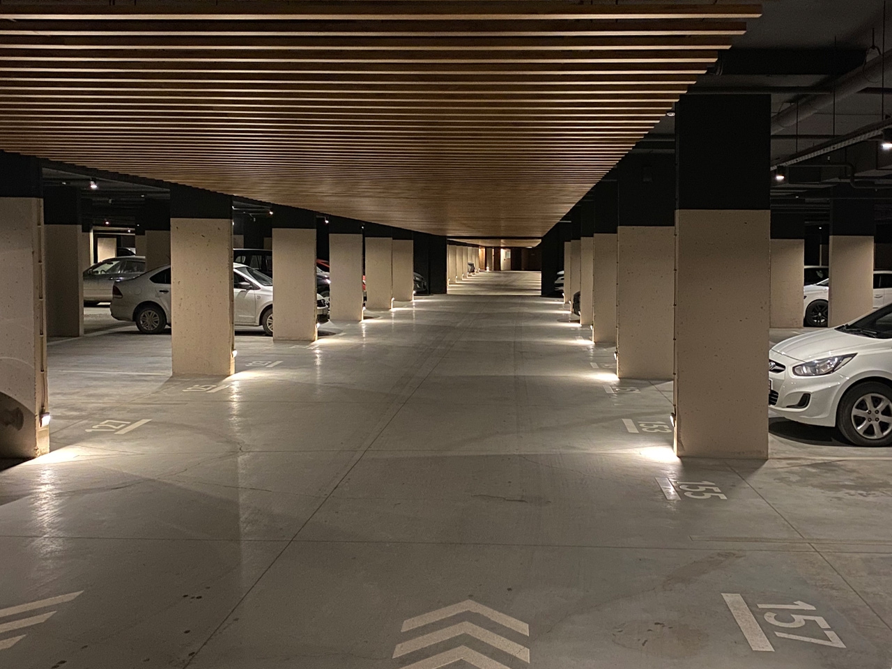 Подземная парковка тоже работает на общее восприятие качества района