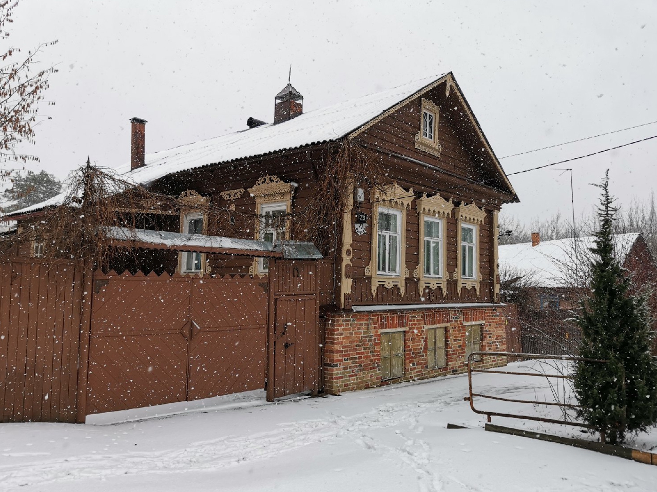 Дом в Калуге, который волонтёры восстановили в 2018 году